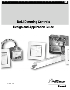 DALI Dimming Controls Design and Application Guide