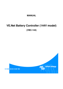 VE.Net Battery Controller (144V model)