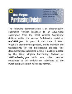 Bid 5 - State of West Virginia