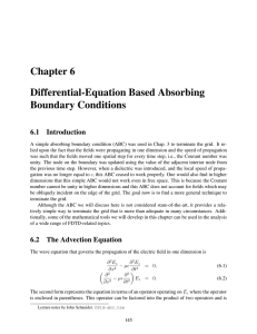 Differential-Equation Based Absorbing Boundary Conditions