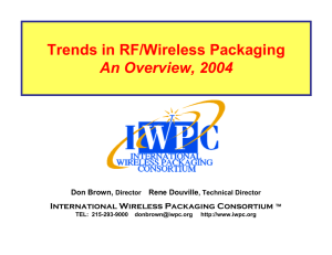 Trends in RF/Wireless Packaging An Overview, 2004