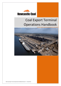 Coal Export Terminal Operations Handbook