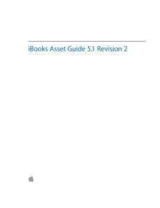 iBooks Asset Guide 5.1 Revision 2 - iTunes Connect
