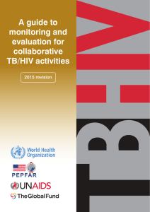 A guide to monitoring and evaluation for collaborative TB