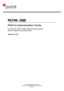 Point Vx Implementation Guide