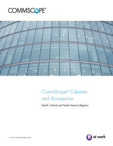 CommScope® Cabinets and Accessories