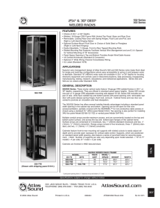 Spec Sheet - Performance Audio