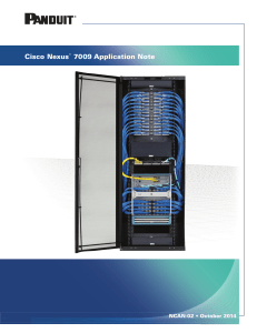 Cisco Nexus 7009 Application Note