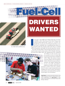 Fuel-Cell Drivers Wanted