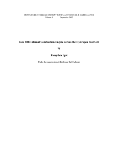 Face Off: Internal Combustion Engine versus the Hydrogen Fuel Cell