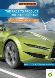 the race to produce low-carbon cars