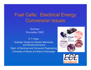 Fuel Cells: Electrical Energy Conversion Issues - publish