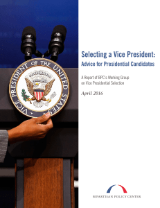 Selecting a Vice President