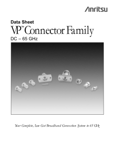 VP Connector Family Data Sheet