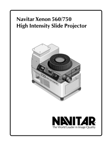 Navitar Xenon High Intensity Projector
