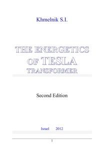 The Energetics of Tesla transformer