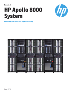 HP Apollo 8000 System