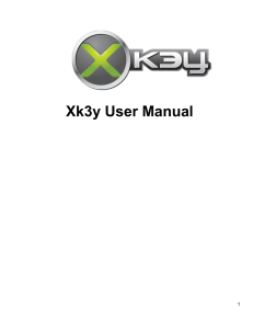 Xk3y User Manual