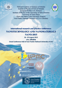 nanotechnology and nanomaterials nano-2015