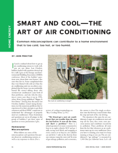smart and cool—the art of air conditioning