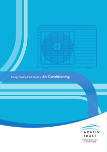 Energy Saving Fact Sheet | Air Conditioning