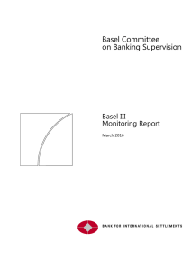 Basel III Monitoring Report - Bank for International Settlements