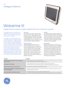 Wolverine III - GE Intelligent Platforms