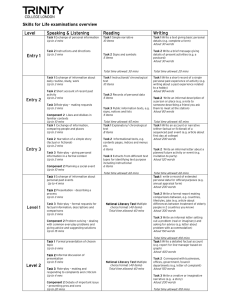 exam summary and the pass marks