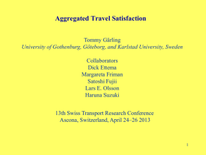 Aggregated Travel Satisfaction - STRC | Swiss Transport Research