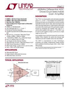 LT6411 - Linear Technology