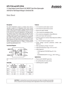 ACPL-P346/W346 - Avago Technologies