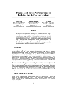 Dynamic Multi-Valued Network Models for Predicting Face-to
