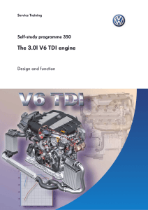 SSP 350 – The 3.0l V6 TDI engine