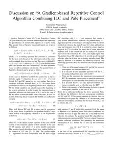 Discussion on “A Gradient-based Repetitive Control Algorithm
