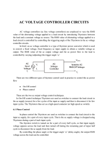 ac voltage controller circuits