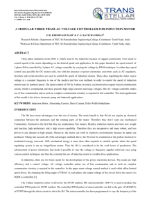 a modular three phase ac voltage controller for induction motor