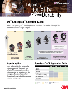 3M™ Speedglas™ Selection Guide