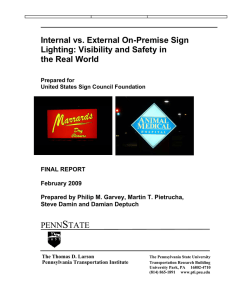 Internal vs. External On-Premise Sign Lighting: Visibility