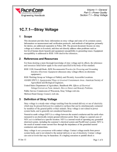 1C.7.1—Stray Voltage - Rocky Mountain Power
