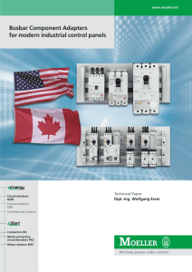 Busbar Component Adapters for modern industrial