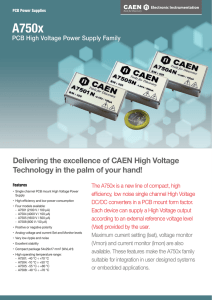 Delivering the excellence of CAEN High Voltage Technology in the