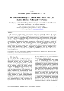 An Evaluation Study of Current and Future Fuel Cell Hybrid Electric