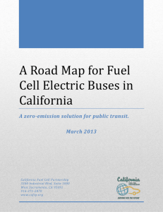 A Road Map for Fuel Cell Electric Buses in California