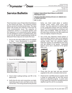 Service Bulletin