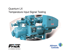 Quantum LX Temperature Input Signal Testing