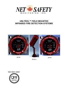 UNI-TROL Field Mounted IR Fire Detection Systems using IRC90H