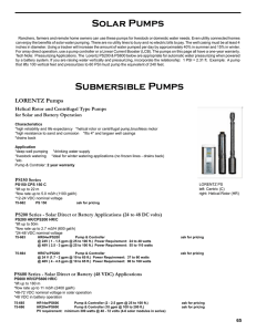 LORENTZ Pumps - The Solar Store