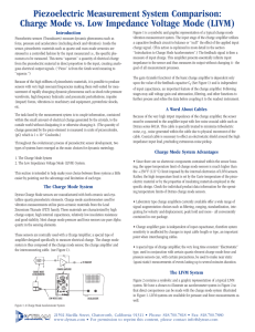 Piezoelectric Measurement System Comparison: Charge Mode vs