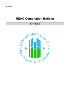 REAC Compilation Bulletin