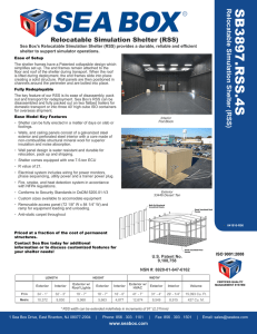 Relocatable Simulation Shelter (RSS)